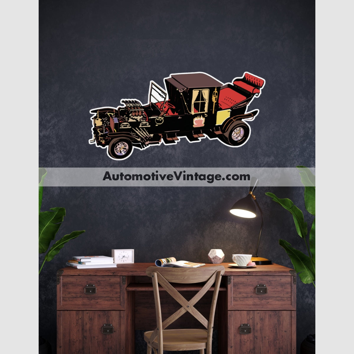 The Munsters Koach Famous Car Wall Sticker 12 Wide