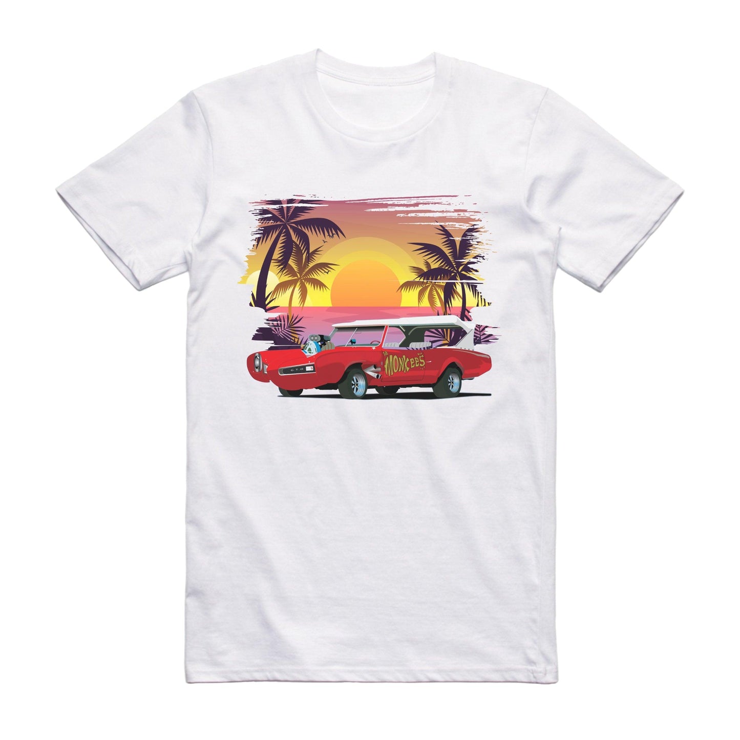 The Monkees GTO Monkeemobile Famous Car T-shirt