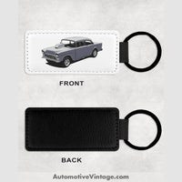 Two Lane Blacktop 1955 Chevy Famous Car Leather Key Chain Keychains