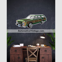 Vacation Family Truckster Ford Station Wagon Famous Car Wall Sticker 12 Wide
