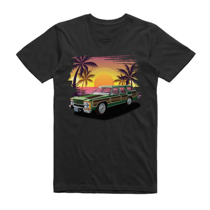 Vacation Family Truckster Wagon Famous Car T-shirt