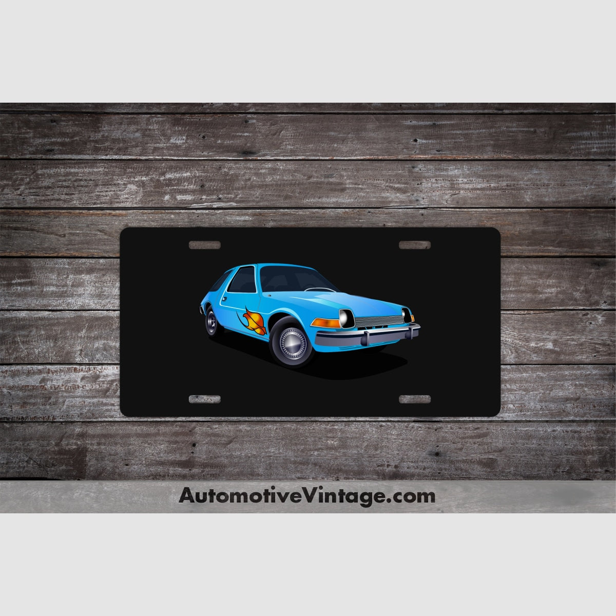 Waynes World Amc Pacer Famous Car License Plate Black