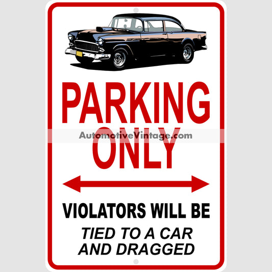 American Graffiti 55 Chevy Bob Falfa Famous Car Metal Parking Sign