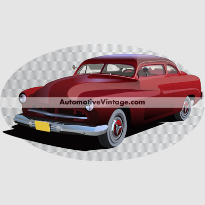 American Graffiti Pharoahs Merc Famous Car Chest Logo T-shirt Famous Car T-Shirt