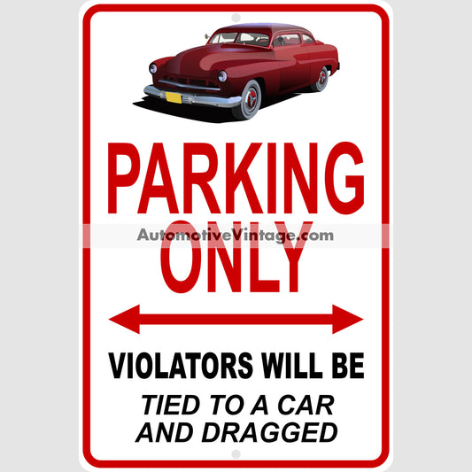 American Graffiti Pharoahs Merc Famous Car Metal Parking Sign