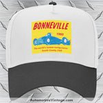 Bonneville Salt Flats 1960 Drag Racing Hat Black/White