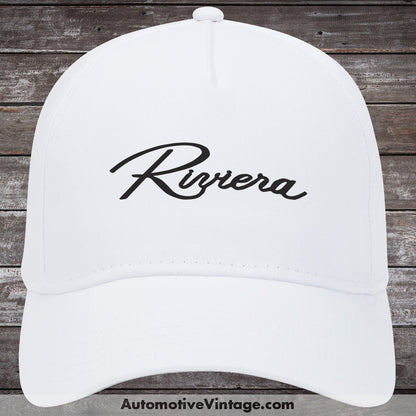 Buick Riviera Classic Car Model Hat White