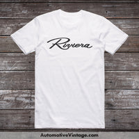 Buick Riviera Emblem Classic Car T-Shirt White / S Model T-Shirt