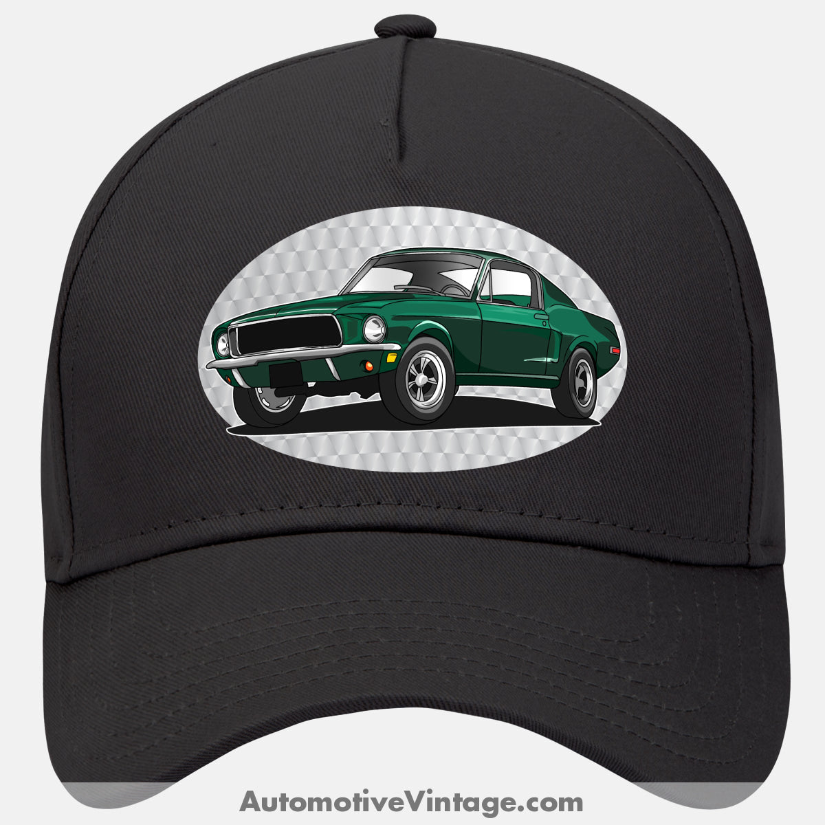 Bullitt Ford Mustang Famous Car Hat Black