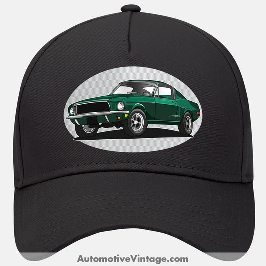 Bullitt Ford Mustang Famous Car Hat Black