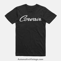 Chevrolet Corvair Classic Car T-Shirt Black / S Model T-Shirt