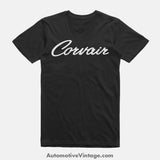 Chevrolet Corvair Classic Car T-Shirt Black / S Model T-Shirt