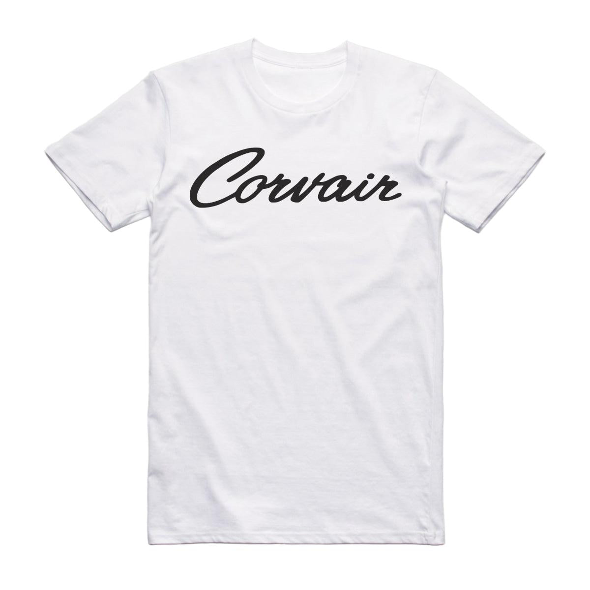 Chevrolet Corvair Classic Car T-Shirt White / S Model T-Shirt