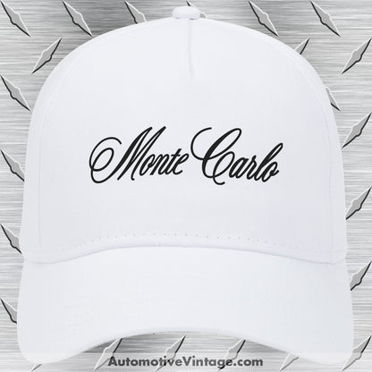 Chevrolet Monte Carlo Classic Car Hat White Model