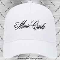 Chevrolet Monte Carlo Classic Car Hat White Model