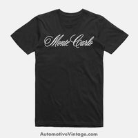 Chevrolet Monte Carlo Classic Car T-Shirt Black / S Model T-Shirt