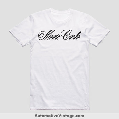 Chevrolet Monte Carlo Classic Car T-Shirt White / S Model T-Shirt
