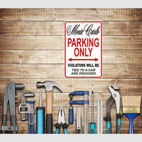 Chevrolet Monte Carlo Parking Metal Sign