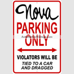 Chevrolet Nova 1964 Parking Metal Sign