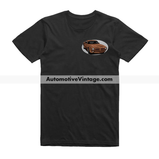 CHiPs Pontiac Firebird Famous Car Chest Logo T-shirt Black / S Famous Car T-Shirt