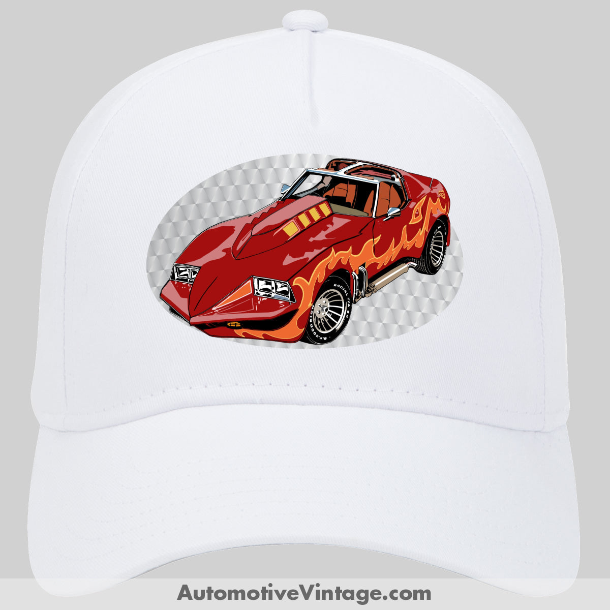 Corvette Summer Famous Car Hat White