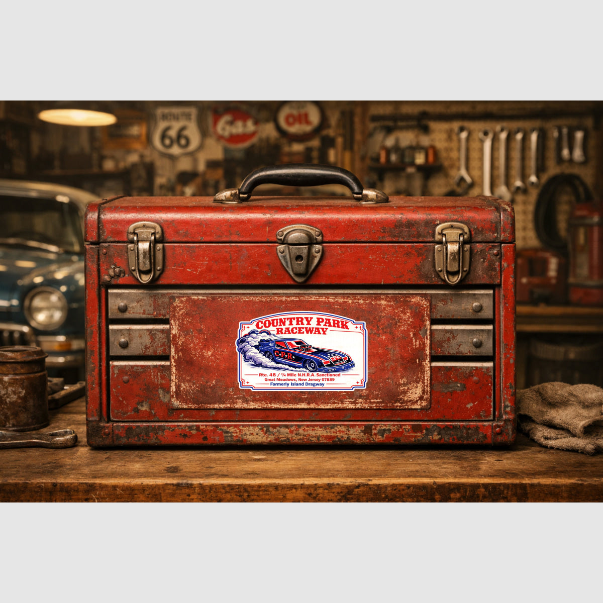 Country Park Raceway Drag Racing Sticker Sticker Drag Racing Stickers