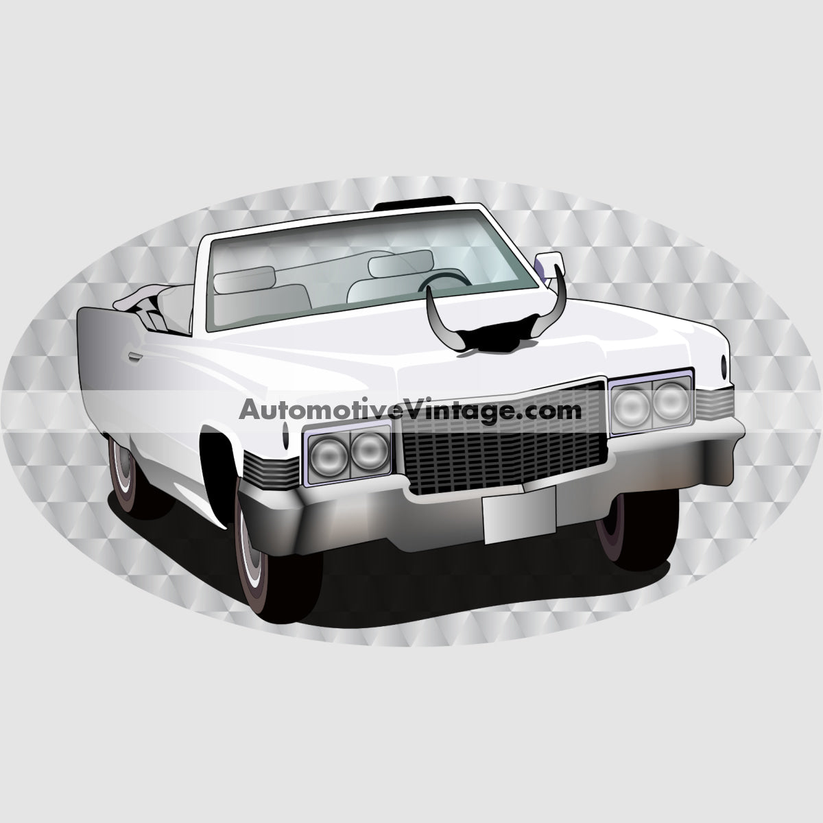 Dukes of Hazzard Boss Hogg Cadillac Famous Car Chest Logo T-shirt Famous Car T-Shirt