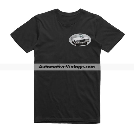 Dukes of Hazzard Boss Hogg Cadillac Famous Car Chest Logo T-shirt Black / S Famous Car T-Shirt