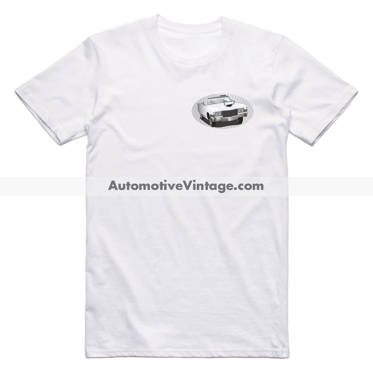 Dukes of Hazzard Boss Hogg Cadillac Famous Car Chest Logo T-shirt White / S Famous Car T-Shirt