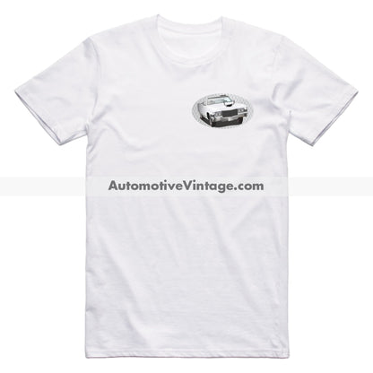 Dukes of Hazzard Boss Hogg Cadillac Famous Car Chest Logo T-shirt White / S Famous Car T-Shirt