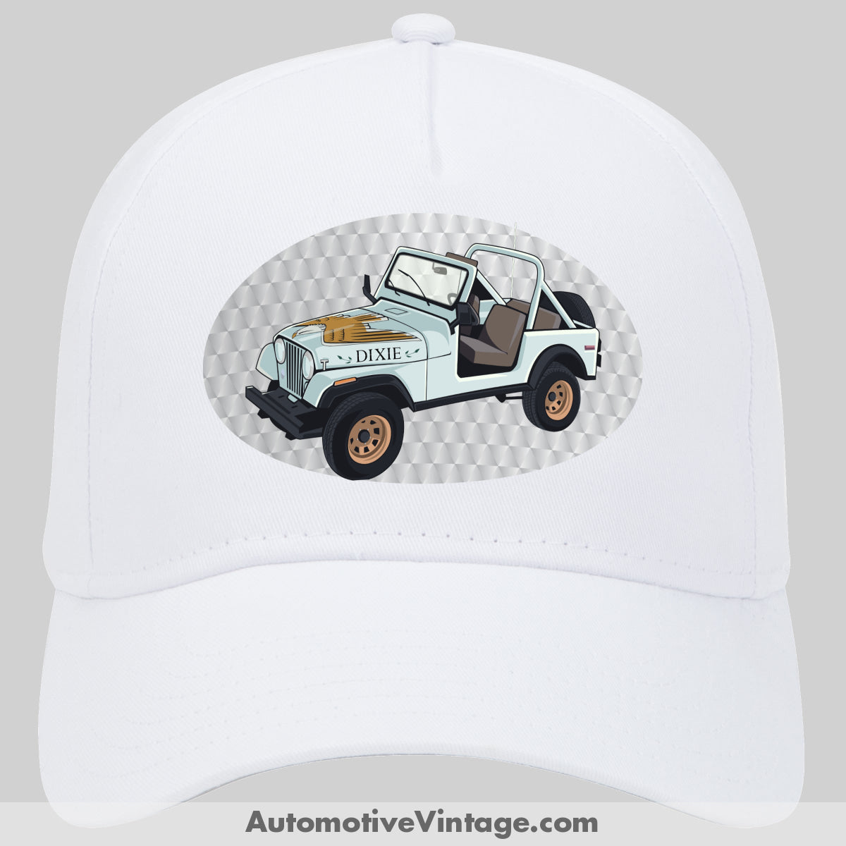 Dukes Of Hazzard Daisy Duke 4X4 Famous Car Hat White