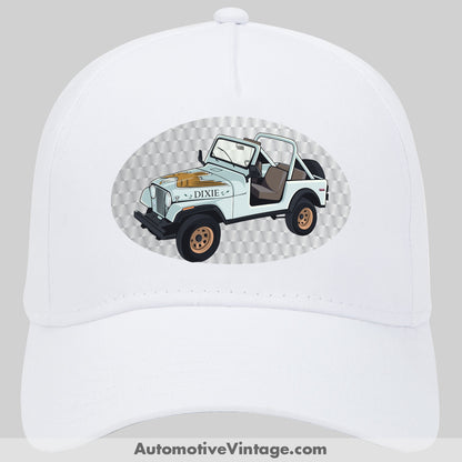 Dukes Of Hazzard Daisy Duke 4X4 Famous Car Hat White