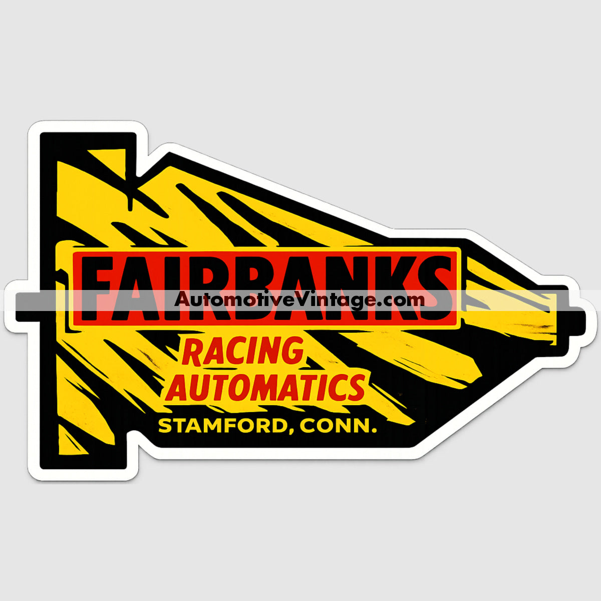 Fairbanks Racing Transmissions Auto Parts Car Sticker Sticker Auto Parts Stickers