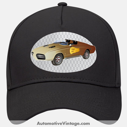 Fireball 500 Plymouth Barracuda Famous Car Hat Black