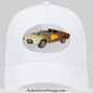 Fireball 500 Plymouth Barracuda Famous Car Hat White