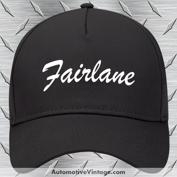 Ford Fairlane Car Model Hat Black
