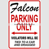 Ford Falcon Parking Metal Sign