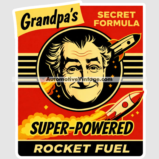 Grandpas Secret Formula Munsters Television Sticker Sticker Stickers