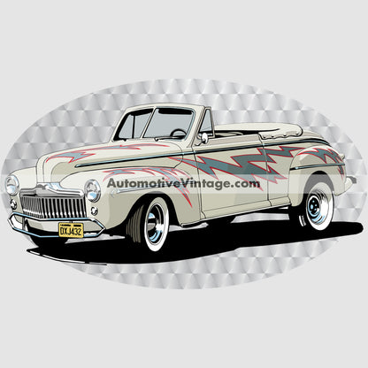 Grease Lightning Ford Deluxe Famous Car Chest Logo T-shirt Famous Car T-Shirt