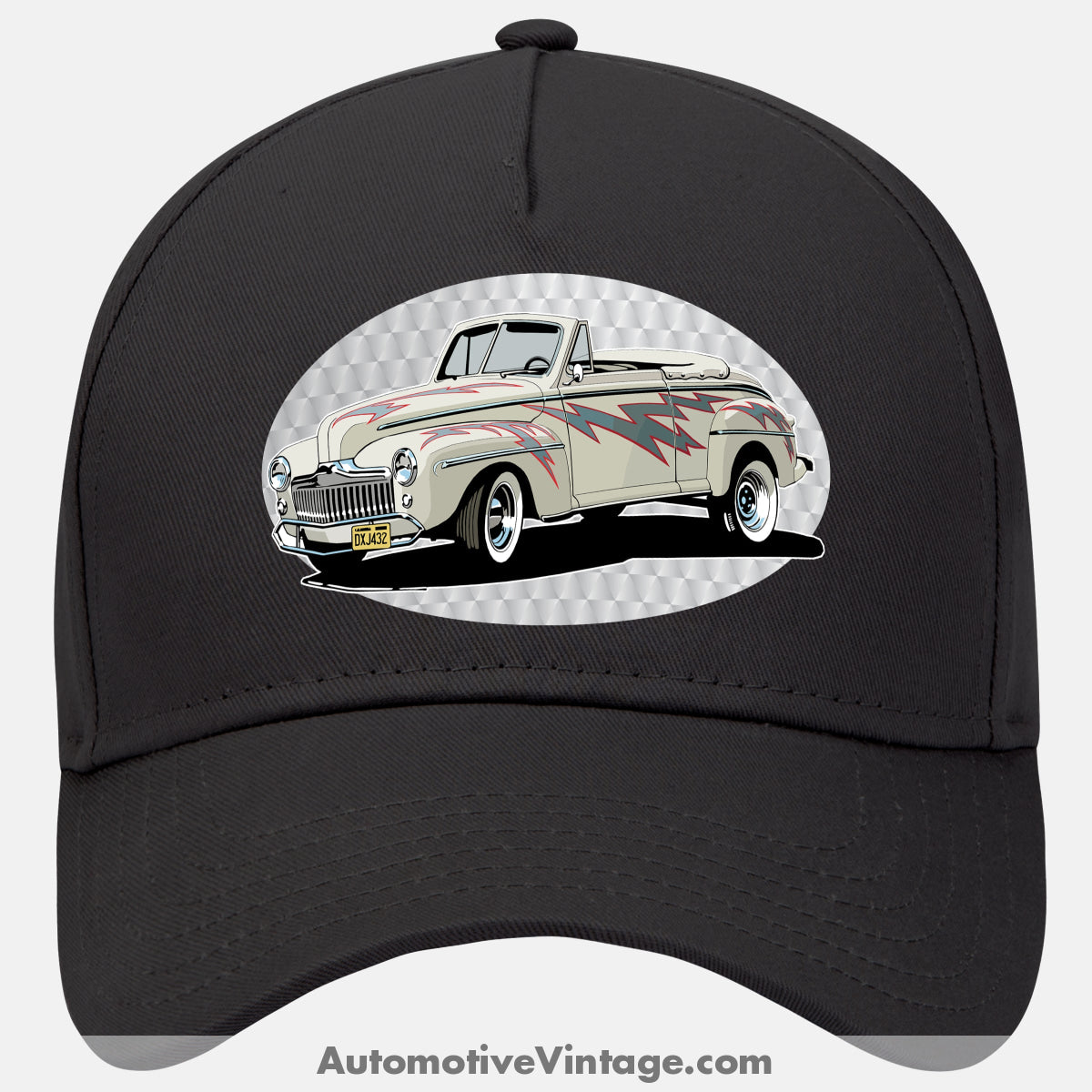 Grease Lightning Ford Deluxe Famous Car Hat Black