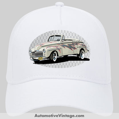 Grease Lightning Ford Deluxe Famous Car Hat White