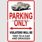 Grease Lightning Ford Deluxe Famous Car Metal Parking Sign
