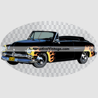 Grease Scorpions Mercury Famous Car Chest Logo T-shirt Famous Car T-Shirt
