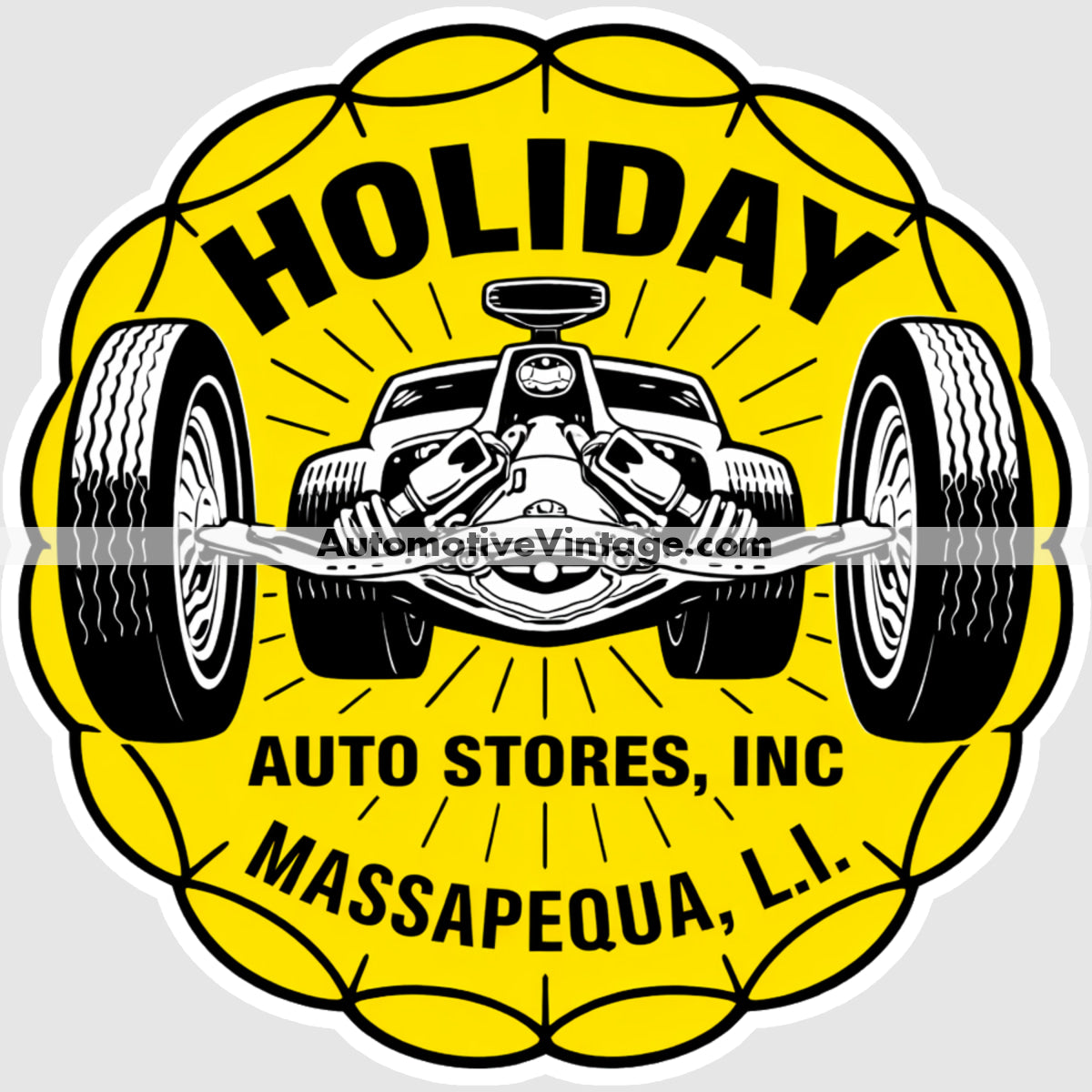 Holiday Auto Stores Auto Parts Car Sticker Sticker Auto Parts Stickers