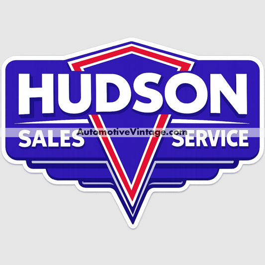 Hudson Sales and Service Auto Parts Car Sticker Sticker Auto Parts Stickers