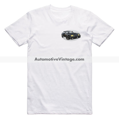 Mad Max Interceptor Famous Car Chest Logo T-shirt White / S Famous Car T-Shirt