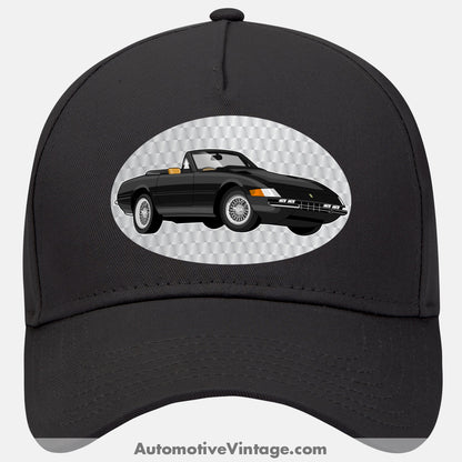 Mimai Vice Ferrari Daytona Famous Car Hat Black