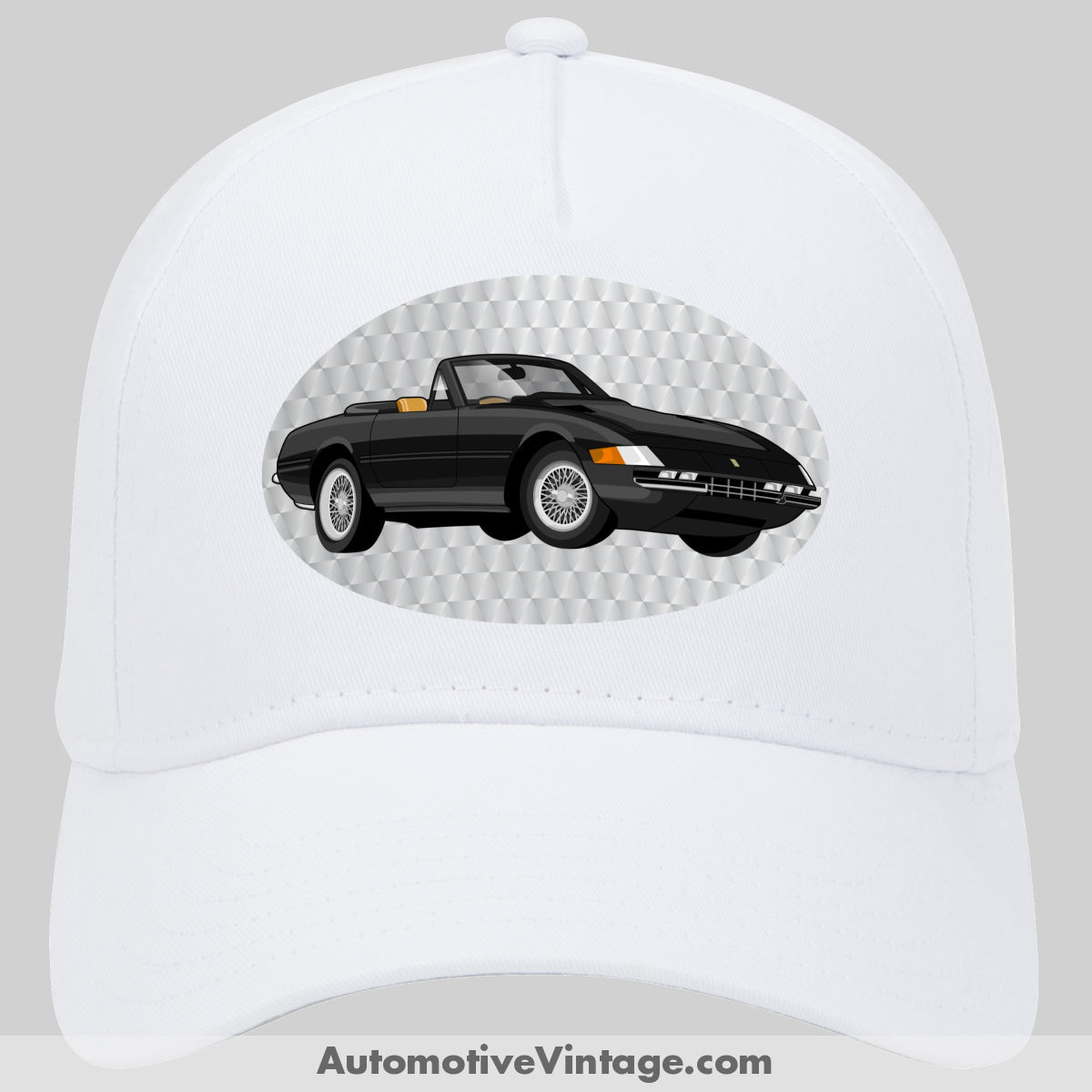 Mimai Vice Ferrari Daytona Famous Car Hat White