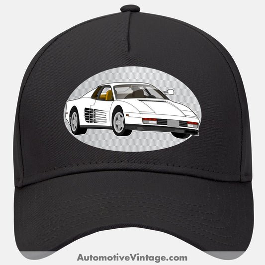 Mimai Vice Ferrari Testarossa Famous Car Hat Black