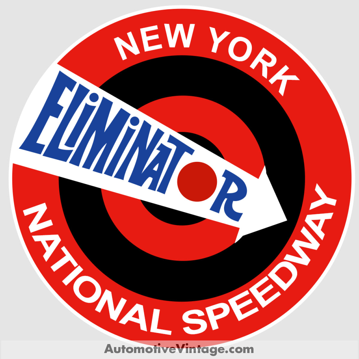 National Speedway Eliminator New York Drag Strip Car Sticker Stickers
